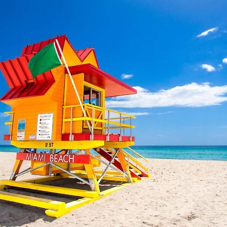 South Beach 2 Bedroom Family & Pet Friendly Apartment With Balcony & Free Parking Майами-Бич Экстерьер фото